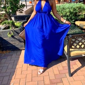 Blue maxi dresss